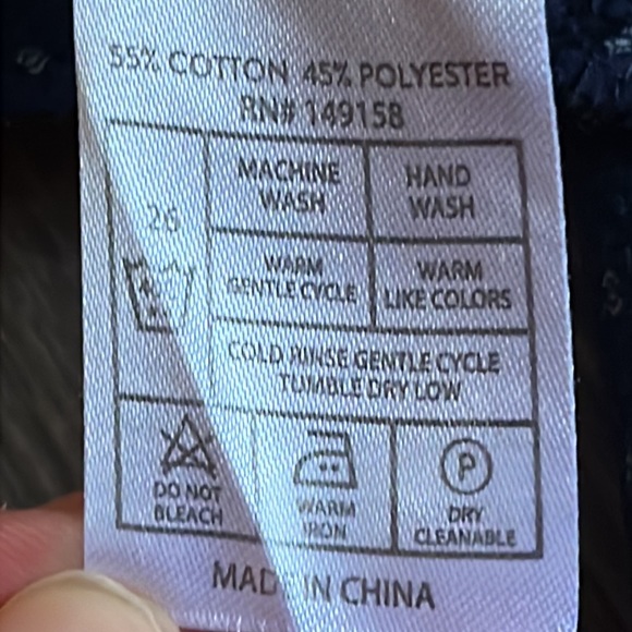 CRAFT +FLOW Mens Navy Print Dress Shirt - Picture 9 of 12